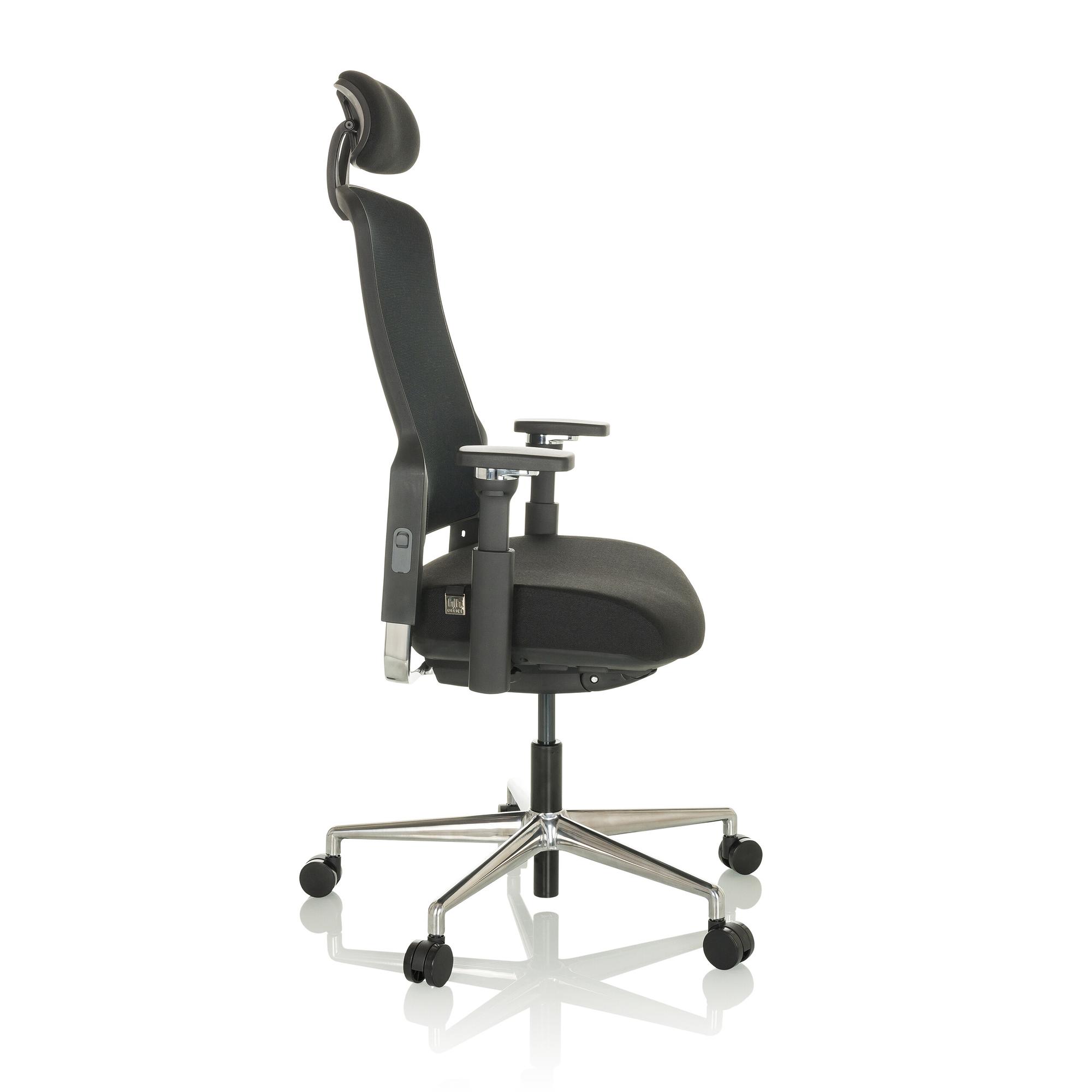 TERARO AX Bürostuhl Netzstoff Schwarz 6