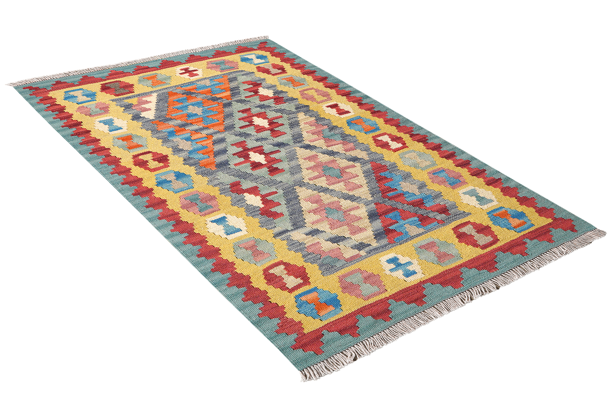 Kelim Gashgai Wool Multicolored 1