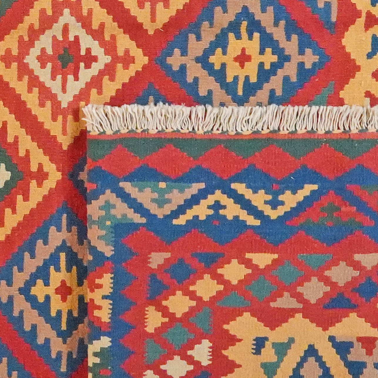 Kilim Gashgai Teppich Mehrfarbig 4
