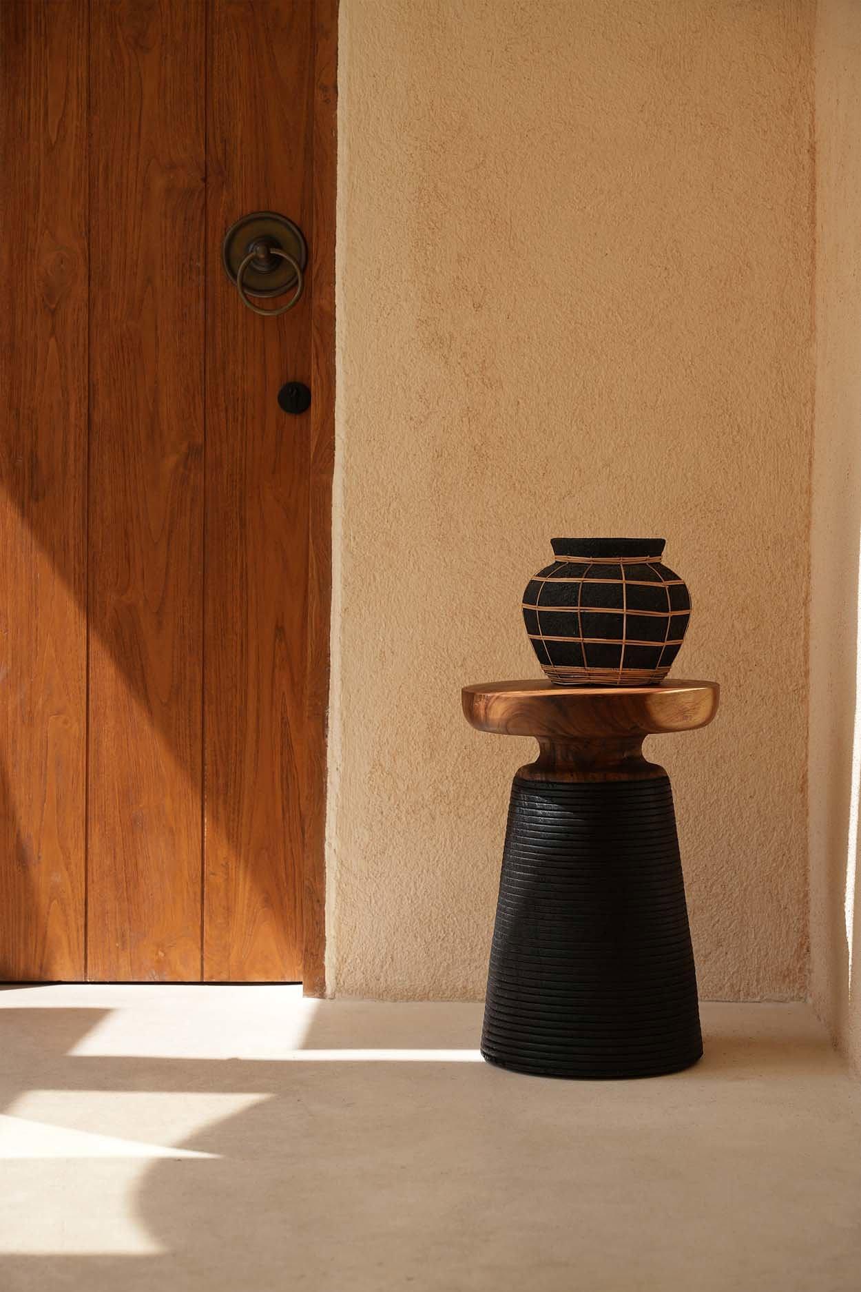 Belly Vase Schwarz 1