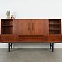 Highboard Teak wood 1970s 3