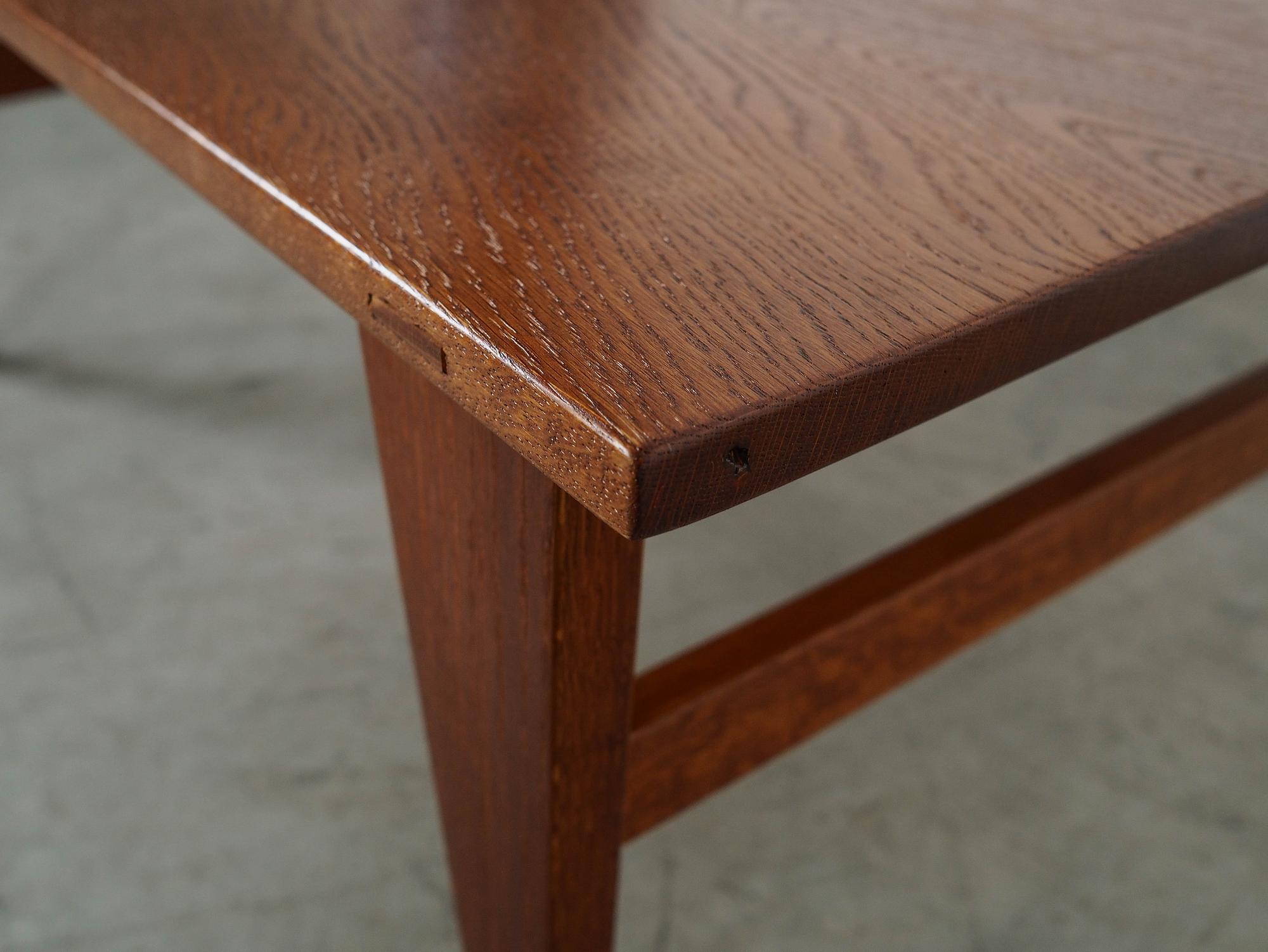 Eichentisch Braun 1970er Jahre 5