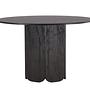 Tekla Esstisch Schwarz Ø 120cm 4