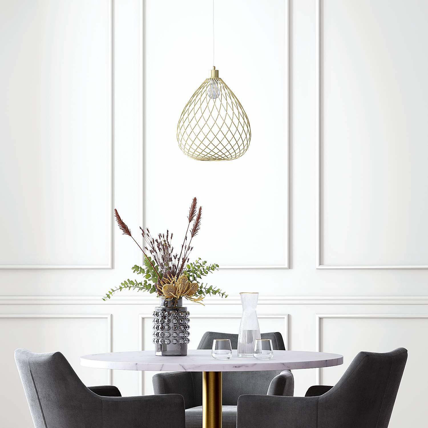 Pendant lamp Albeuve 1-light Gold 2