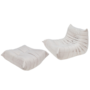 Togo Sessel und Ottoman Set Textil Off-White 0