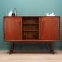 Vintage Highboard Teakholz Braun 1960er Jahre 2