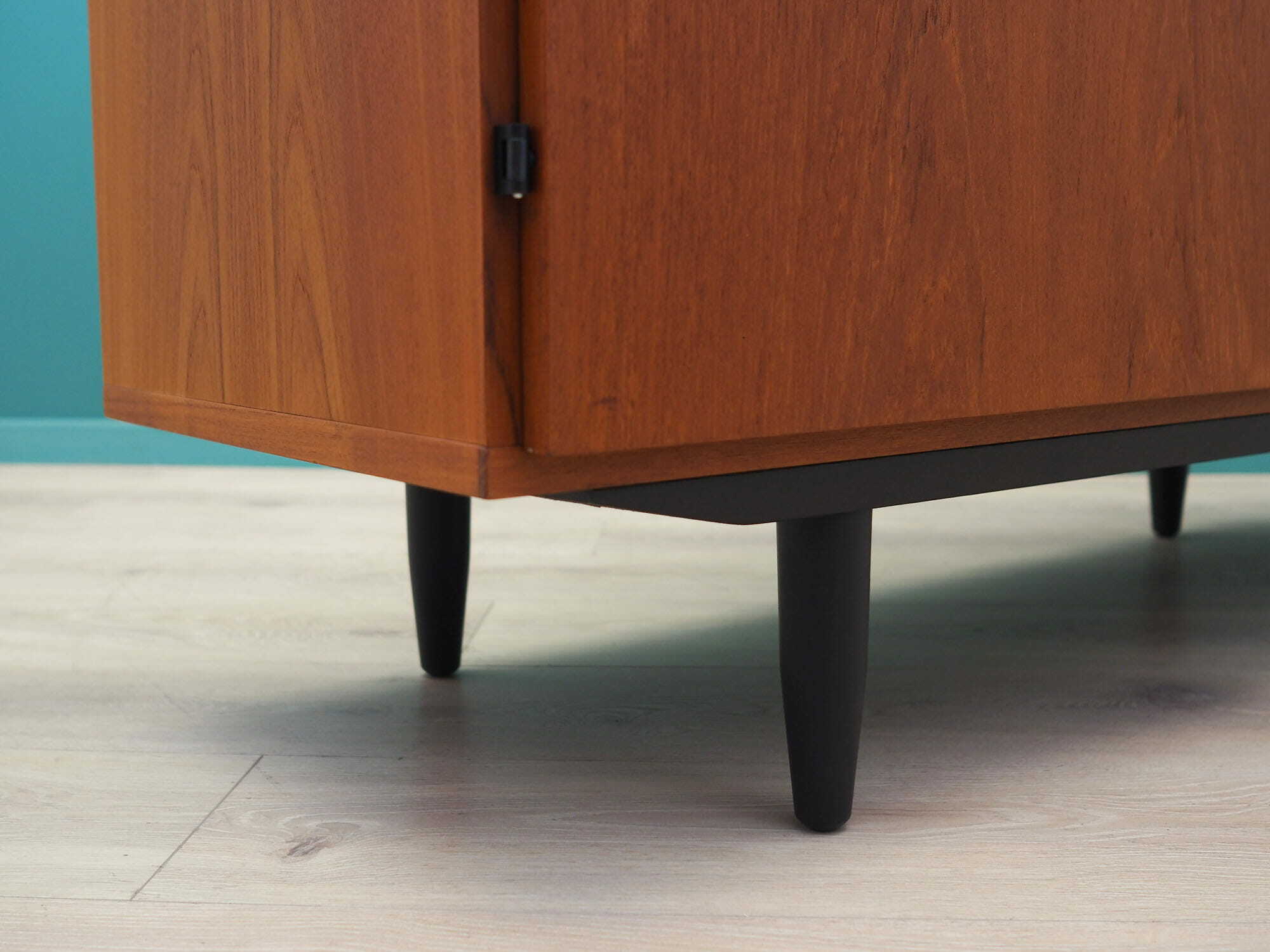 Vintage cabinet teak brown 1970s 6