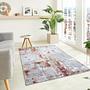 Lago Typ A Teppich Silber Rot 200 x 290 cm 0