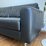 Alexx 2-Sitzer Sofa Leder Schwarz 2