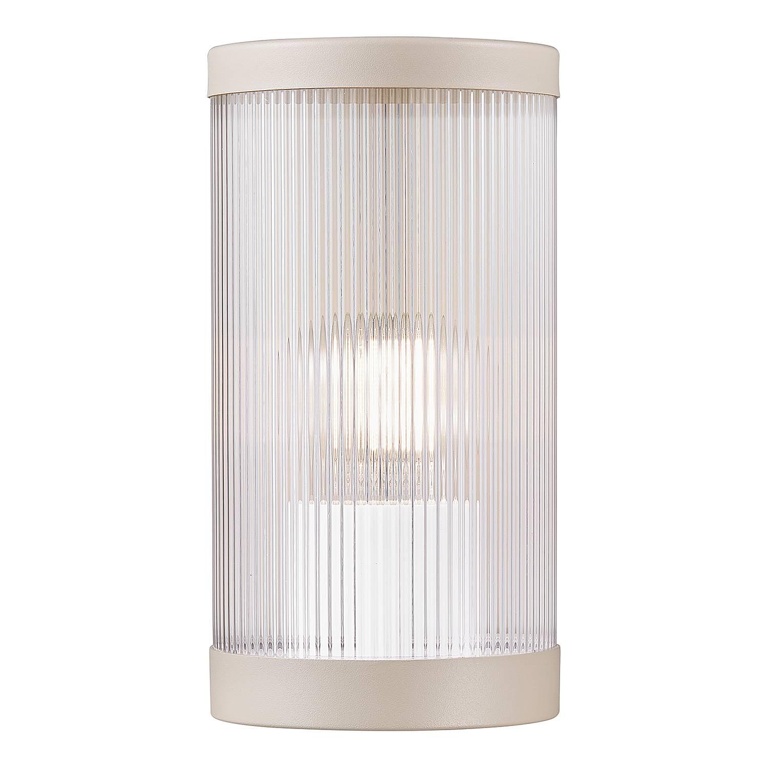 1-Flammig Wandleuchte Coupar Aluminium PVC Beige 3