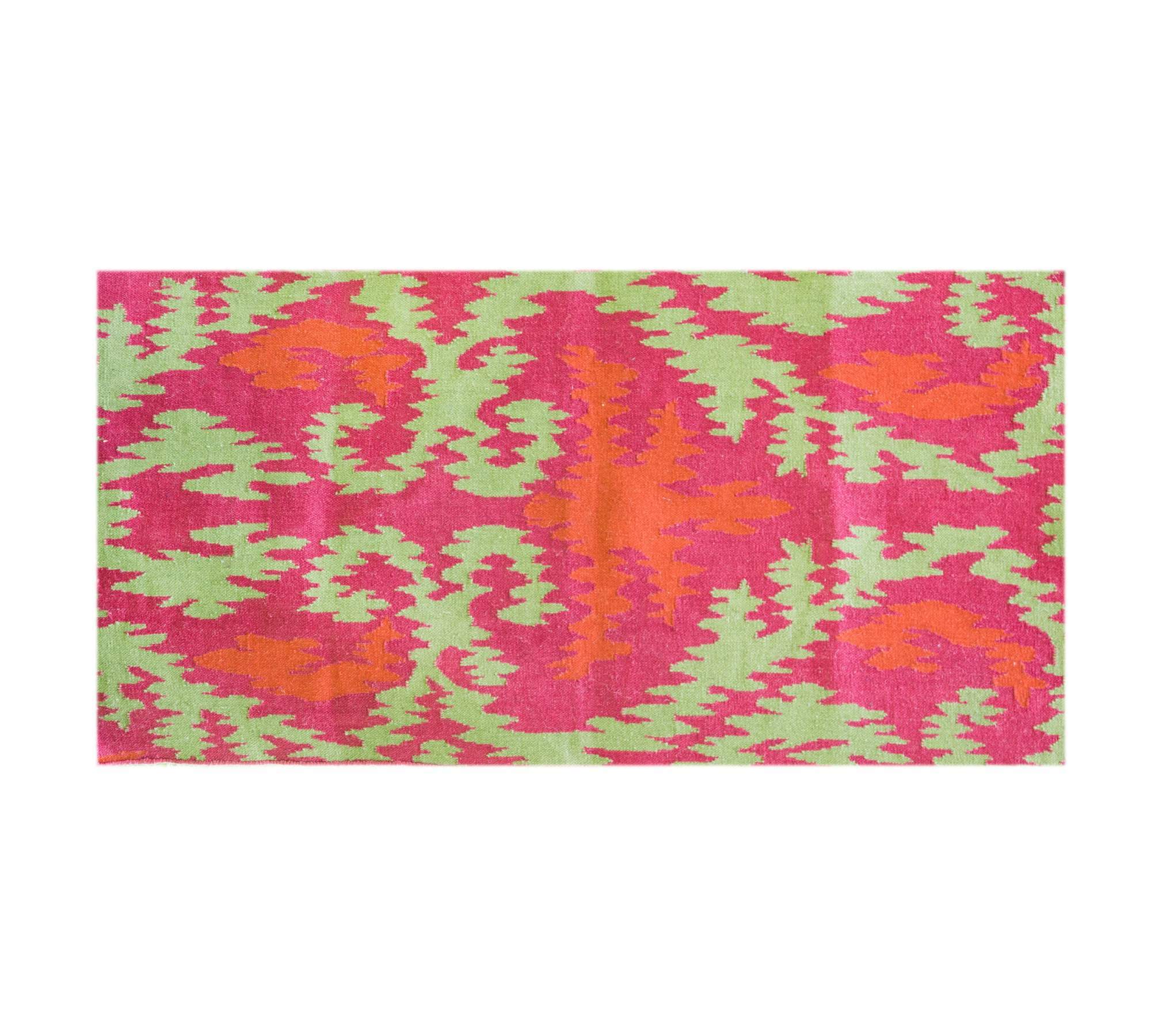 Outdoor-Kilim Teppich Multicolor 0