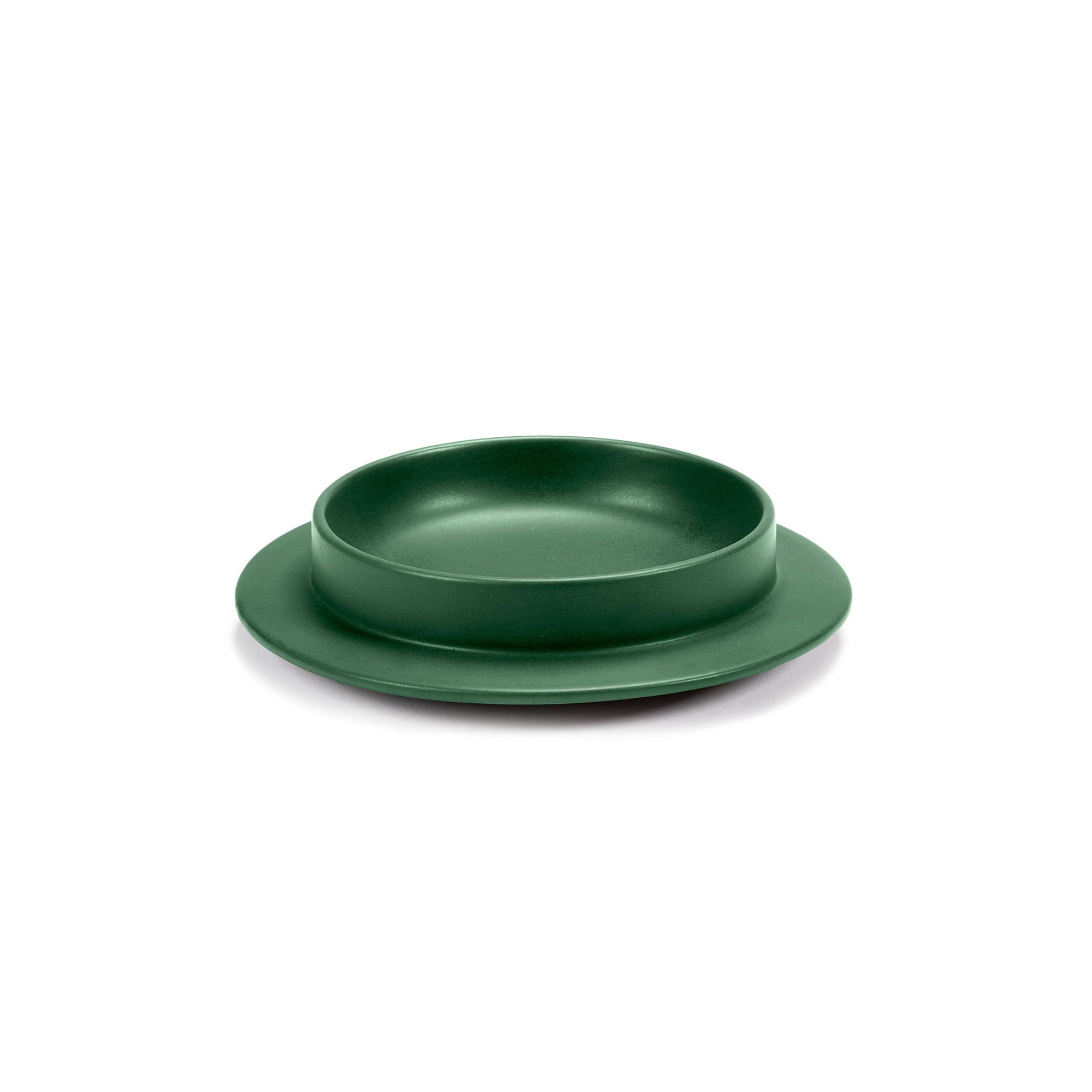 Dishes to Dishes Bowl Ceramic Flat Green 0