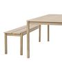 Linear Wood Series Bench 170 cm Brown 4