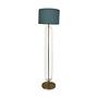 Runder Lampenschirm Blau 1