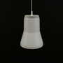 Vintage pendant lamp plastic white 1970s 
 2