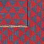 Kilim Gashgai Teppich Rot Blau 4