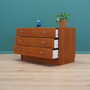 Vintage chest of drawers teak brown 1990s 3