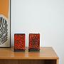 Vase Fat Lava 1960s Red 5