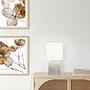 Bellariva I table lamp mixed fabric ceramic 1-light 2