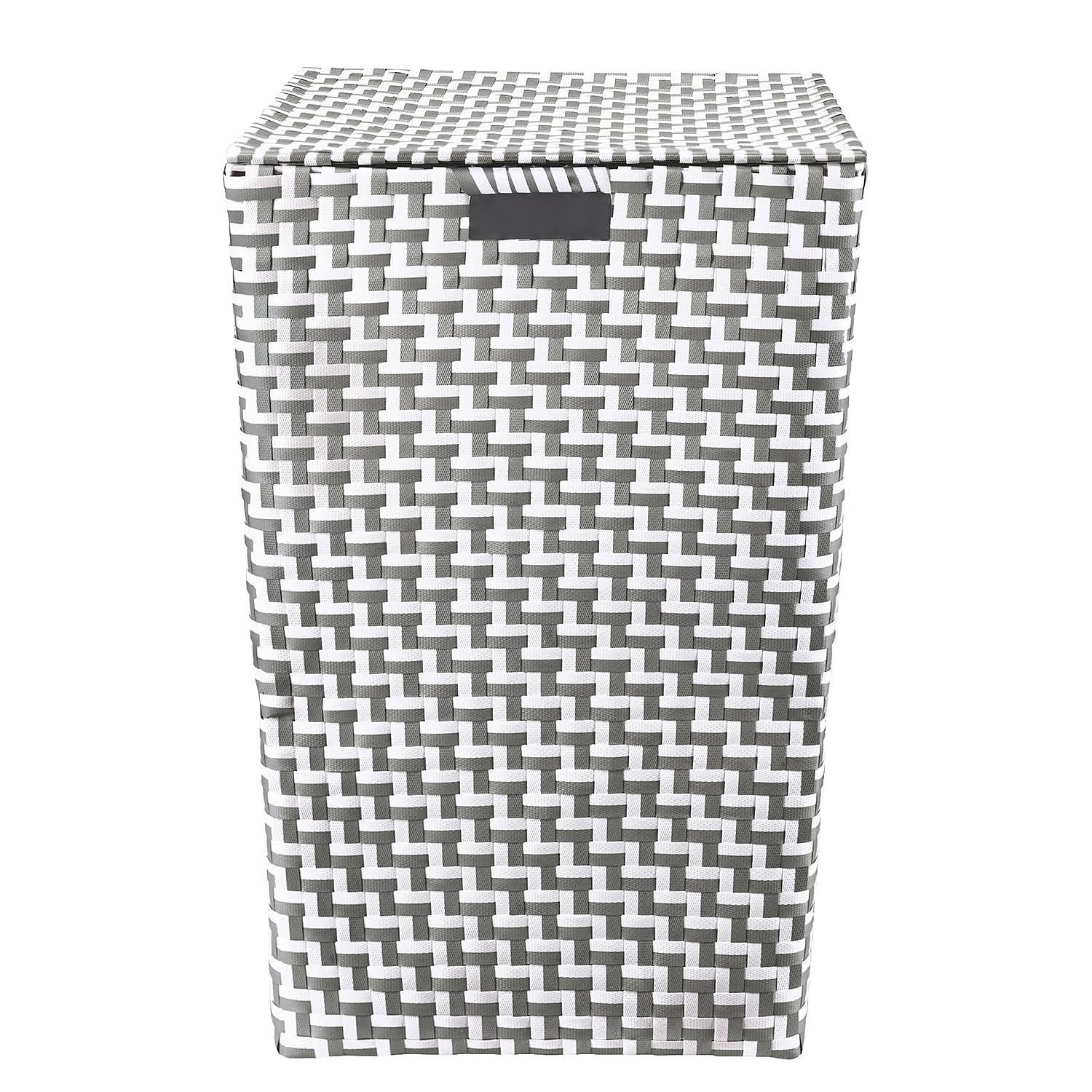 Wäschesammler Double Laundry Box Kunststoff Grau 3