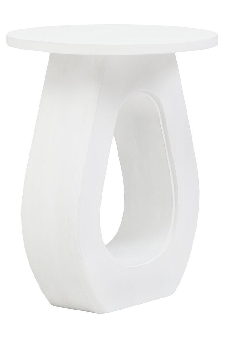 Walsa tavolino in legno di mango bianco 1