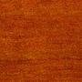 Wollteppich Gabbeh Uni Rund Wolle Orange 150 x 150 cm 4
