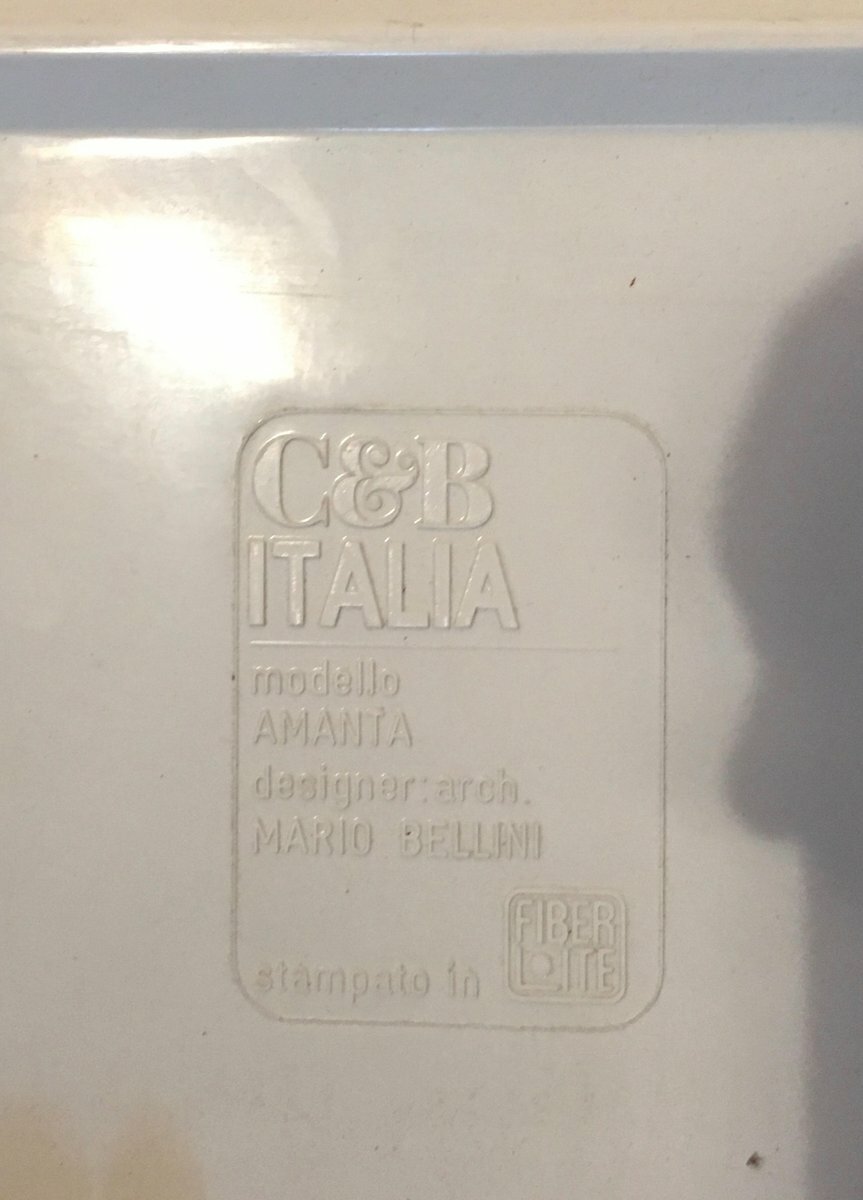 4x Vintage Mario Bellini Amanta Sessel Leder Braun 9