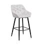 2x Liverpool Barhocker Textil Metall 4