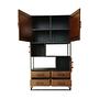 Verona Wandschrank Mangoholz Metall 3