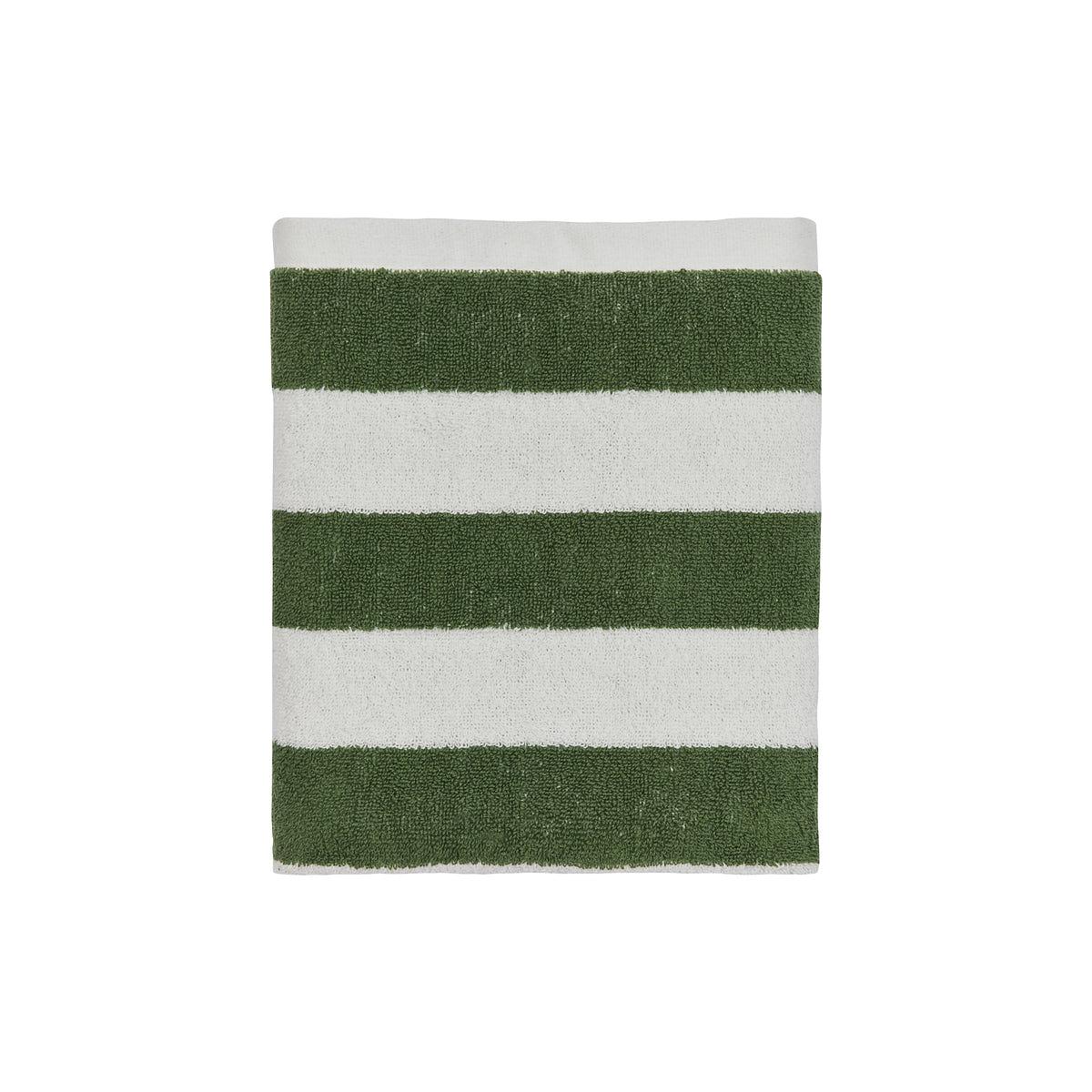 Raita Towel Organic Cotton Striped Green 0