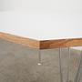White table, Danish design, 1980s, manufactured i 5