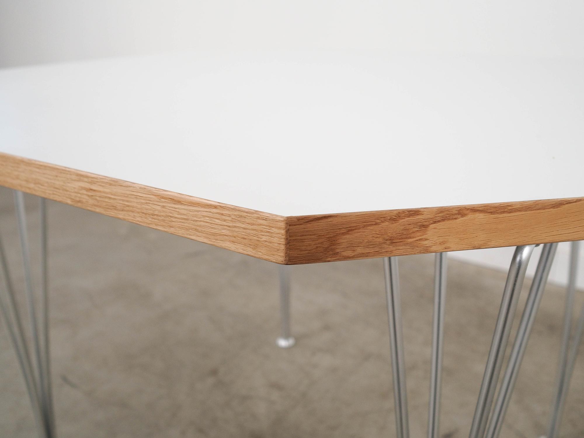 White table, Danish design, 1980s, manufactured i 5