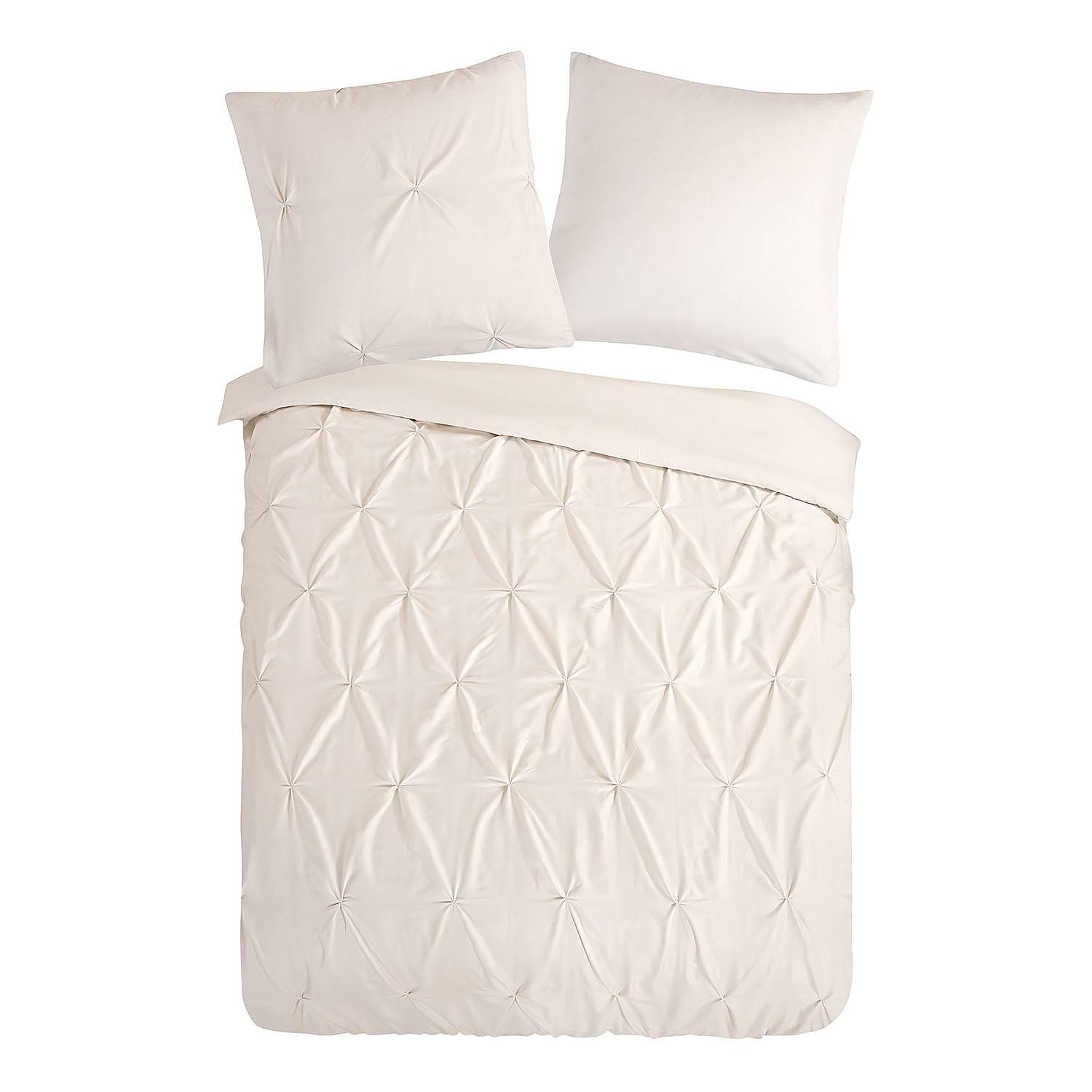 Elegance Bettwäsche Microfaser Sand 155 x 220cm 1