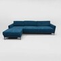 Tyme Sofa Récamiere Links Cord Marineblau 0