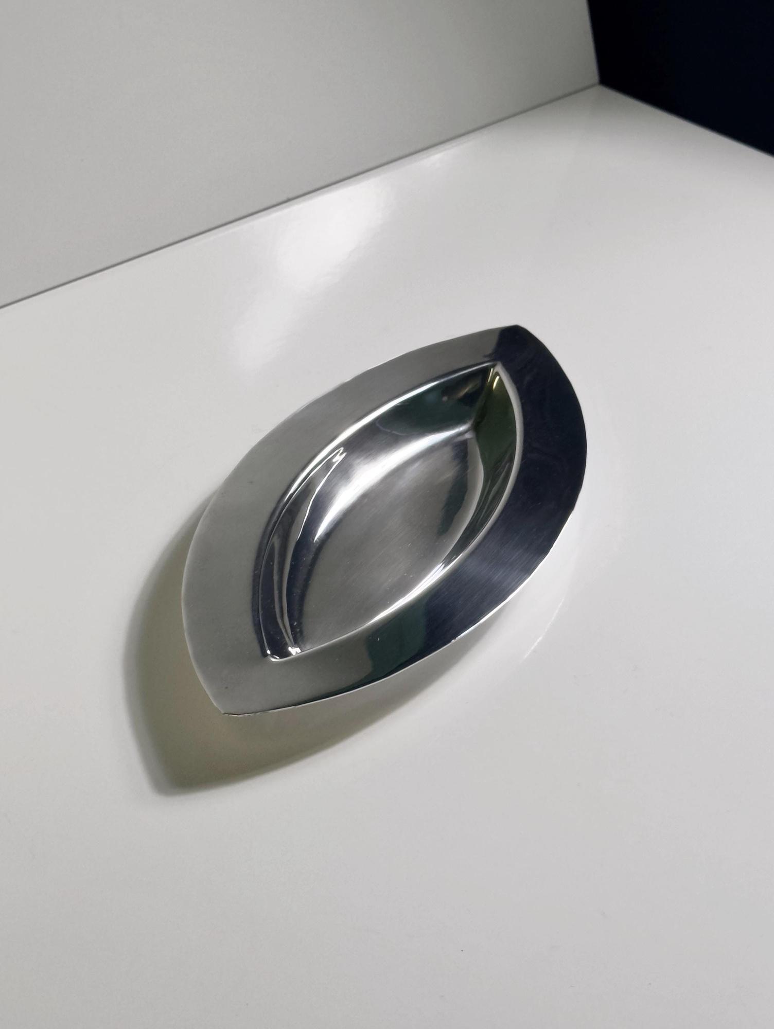 Vintage Silver-Plated Serving Bowl Silver 1980s 1