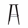 Tabouret Haut Barhocker Eiche Dunkel 1