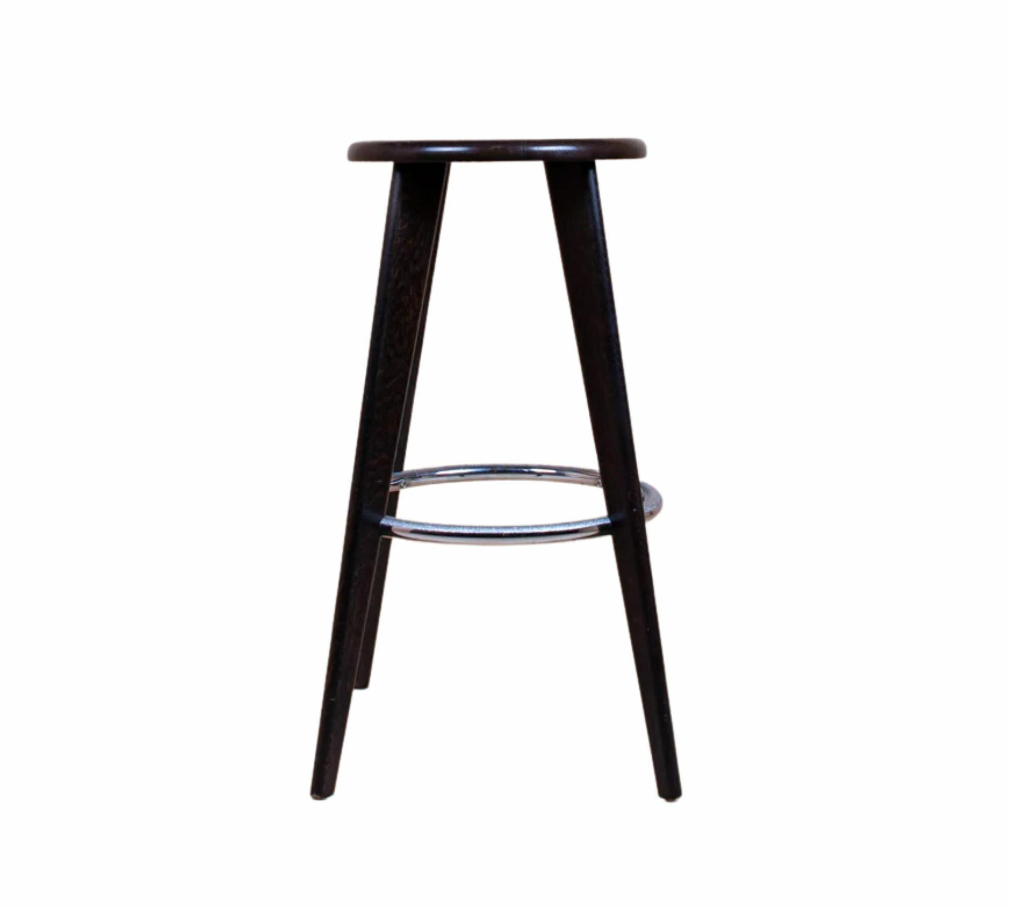 Tabouret Haut Barhocker Eiche Dunkel 1