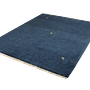 Gabbeh Teppich Wolle Blau 2