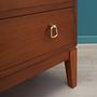 Vintage chest of drawers Mahogany Brown 1970s 13
