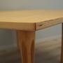 Vintage Table Beech wood Brown 1970s 11