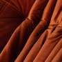 Togo Lounge Set 3-piece Velvet Amber-Orange 9