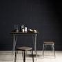 District Tisch Ulmenholz Metall 7