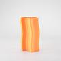 1125-1 Fluid Vase Neon Orange 2