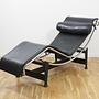 Le Corbusier LC4 Chaiselongue Leder Schwarz 0