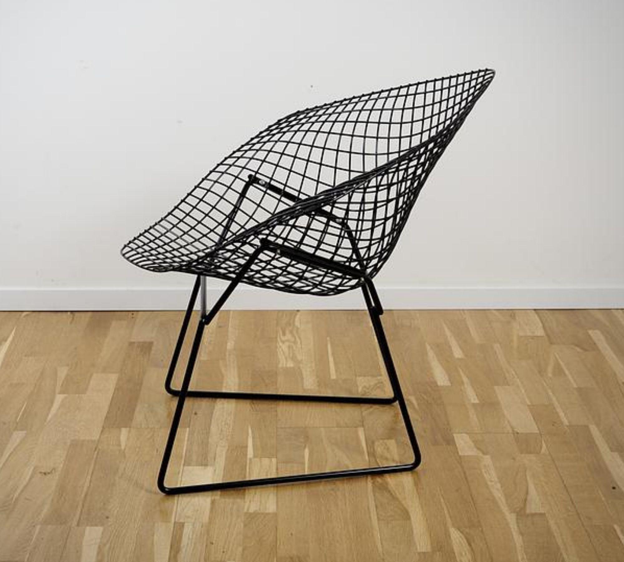 Bertoia Diamond Chair Black 1