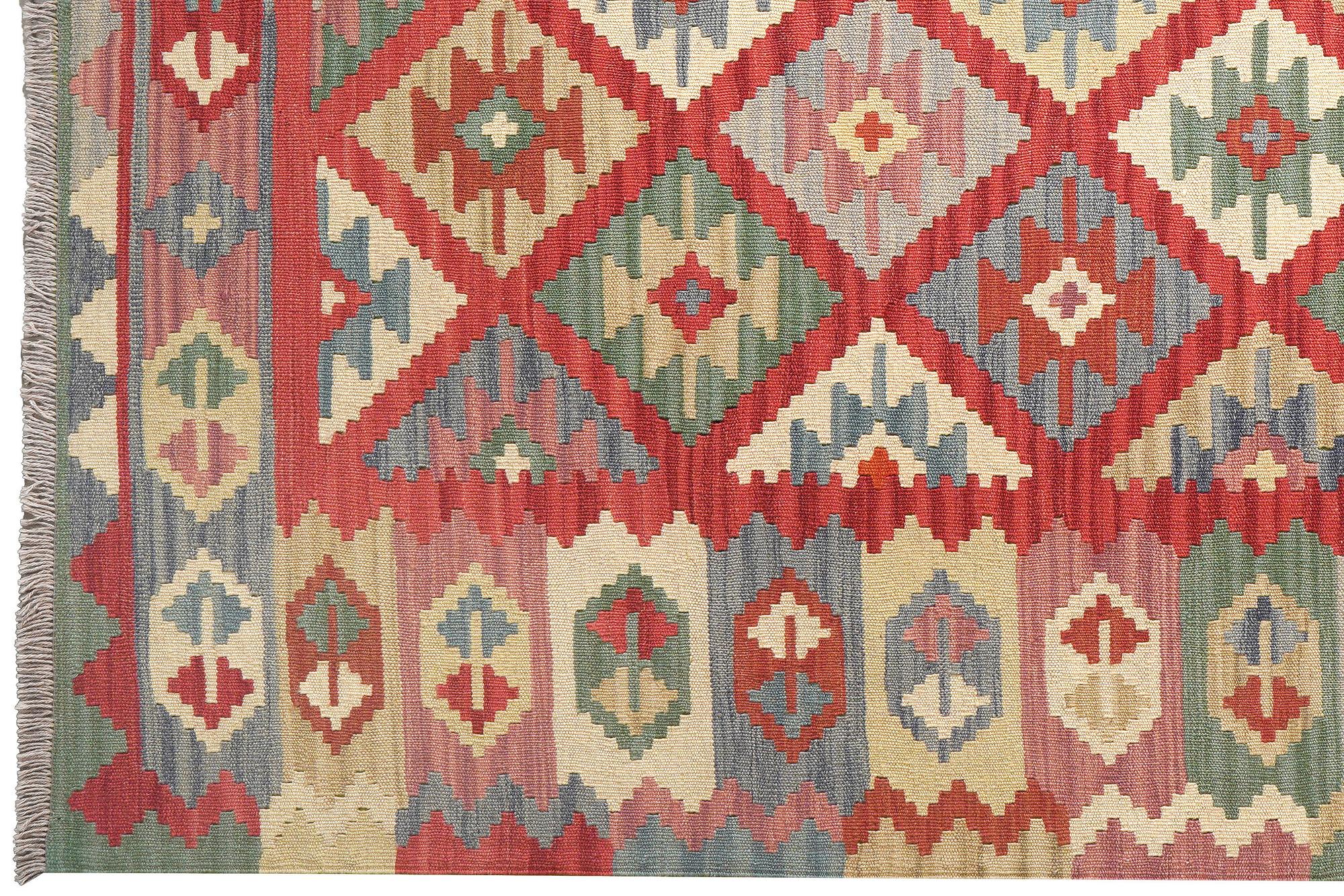Kelim Gashgai Wool Multicolored 3