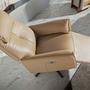 Relax Sessel 5086 Drehbar Leder Sand 5