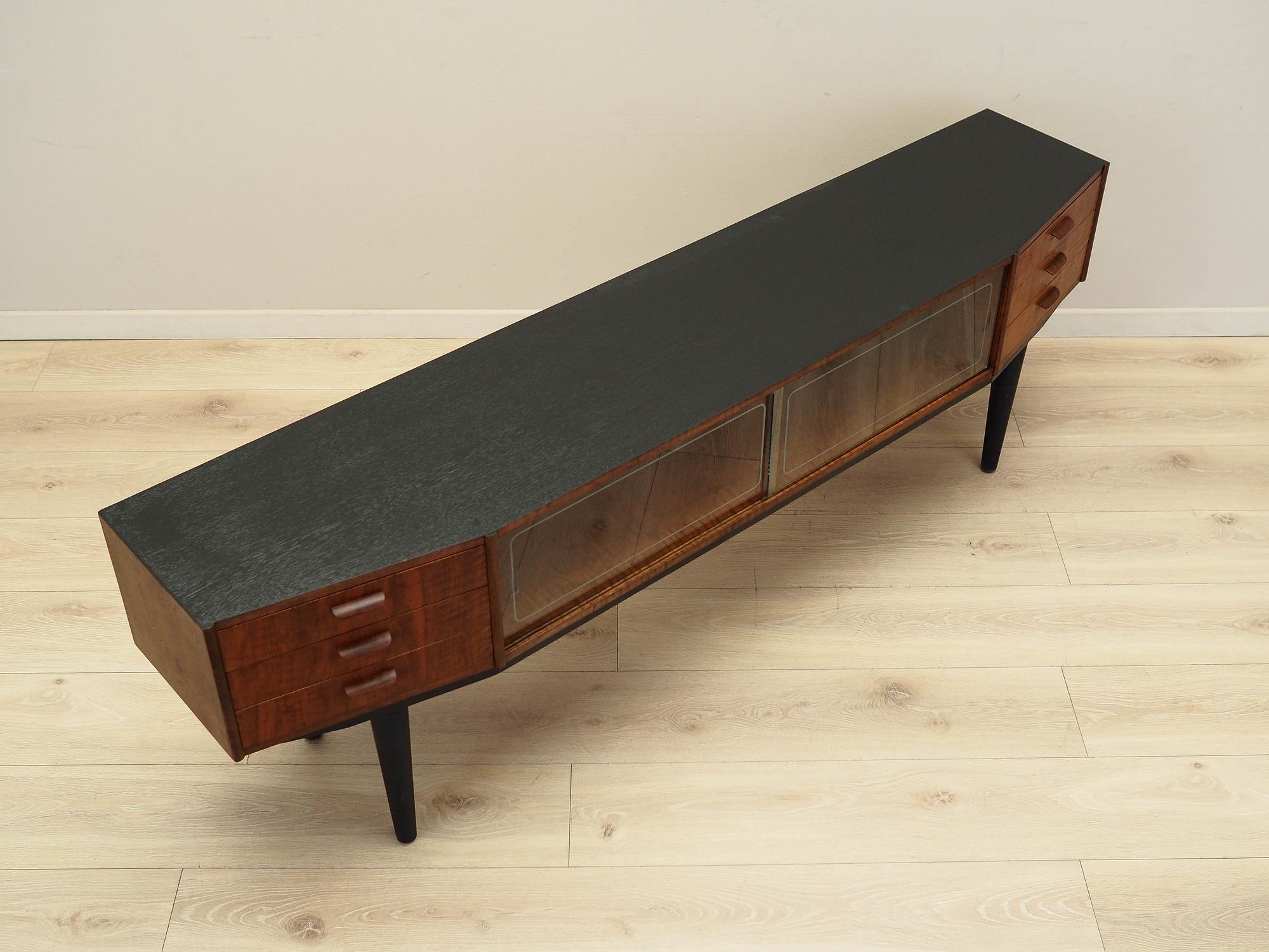 Lowboard Walnut Brown 1960s 5