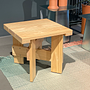 Crate Table Low Beistelltisch Holz Natur 1