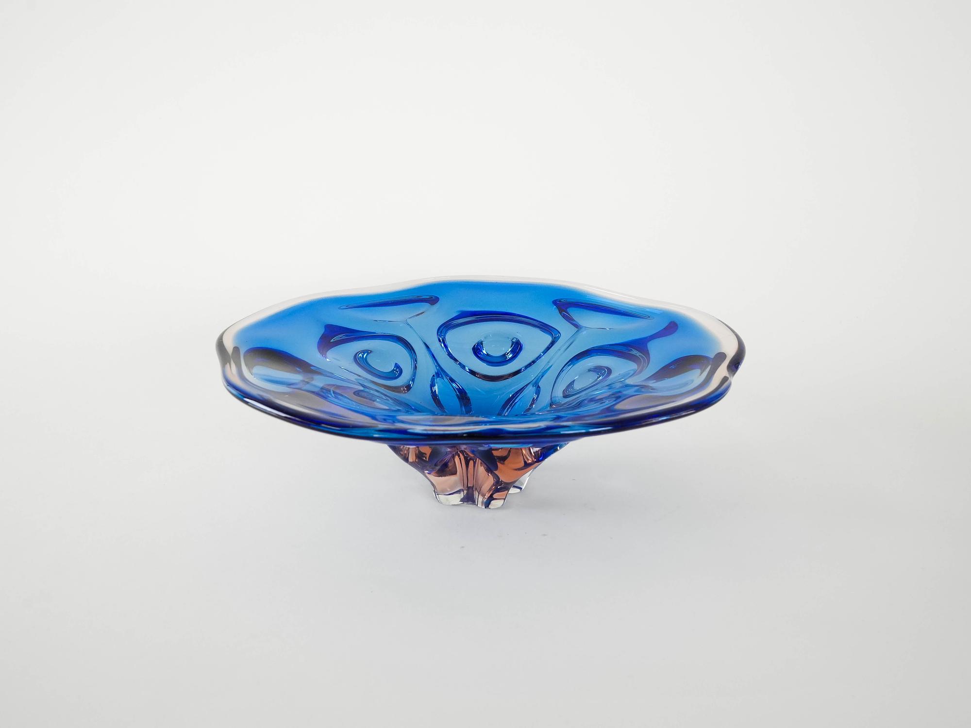 Cobalt bowl Blue 1970s 3